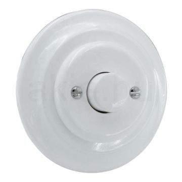 Porcelán dimmer kapcsoló, falba süllyesztett
