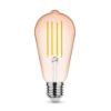 Modee Lighting LED Filament Amber ST64 4W E27 320° 1800K (360 lumen)
