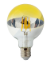 LED filament dekor izzó - tükrös arany - G95 - 8W - 4200K