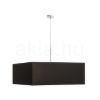 TEMPO 50/19 lámpabúra Polycotton fekete/fehér PVC max. 23W