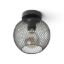 COSIR 18 mennyezeti lámpa fekete 230V LED E27 11W