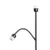 PAMPA állólámpa talapzat fekete 230V LED E27 11+7W