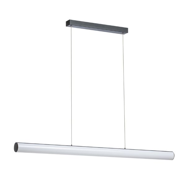 RIVIER LED I függő lámpa  fekete/tej akril 230V LED 24W  3000K