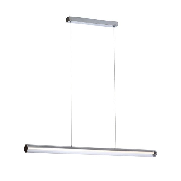 RIVIER LED I függő lámpa króm/tiszta akril 230V LED 24W 3000K