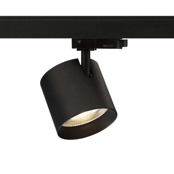 IRIS 9 három áramkörös sínre fekete  230V LED 12W 24°  3000K