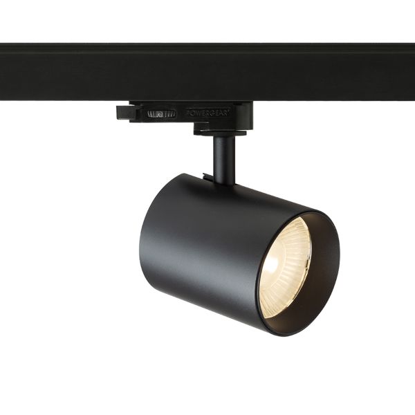 IRIS 7 három áramkörös sínre fekete  230V LED 10W 24°  3000K