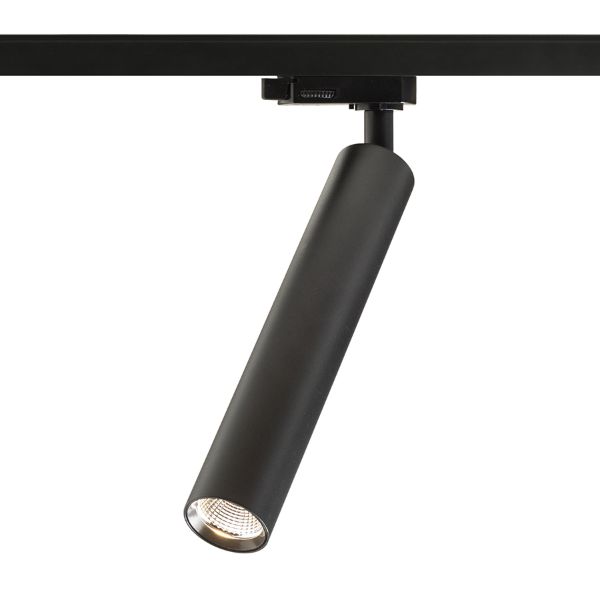 DARRIN három áramkörös sínre fekete  230V LED 6W 24°  3000K