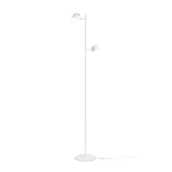 NOVA II állólámpa fehér króm/tej akril 230V LED 2x3.5W 3000K