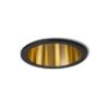 ORCO süllyesztett lámpa fekete/aranysárga 230V LED GU10 9W