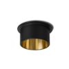 ORTA süllyesztett lámpa fekete/aranysárga 230V LED GU10 9W