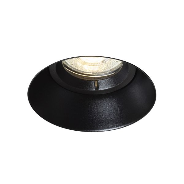 IPSO R IP65 süllyesztett lámpa fekete 230V LED GU10 9W IP65
