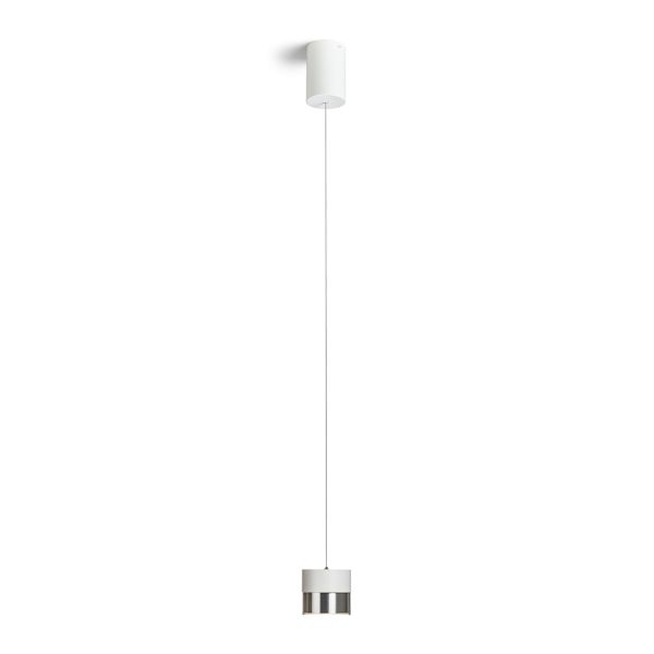 JUNIPER függő behúzható fehér króm 230V LED 15W 30°  3000K