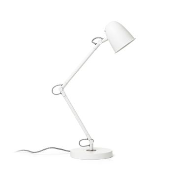 DANNY asztali lámpa fehér matt nikkel 230V LED E14 5W