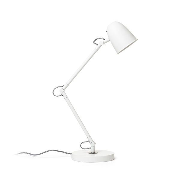 DANNY asztali lámpa fehér matt nikkel 230V LED E14 5W