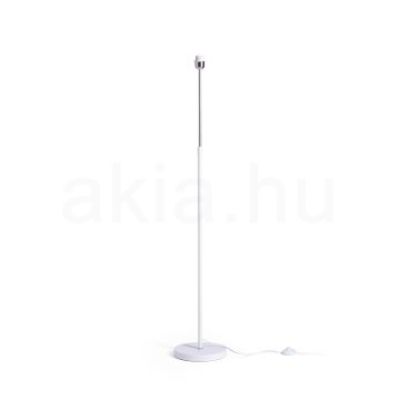 EMMETT állólámpa talapzat fehér króm 230V LED E27 15W