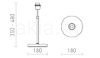 EMMETT asztali lámpatest fekete antikolt sárgaréz 230V LED E27 15W