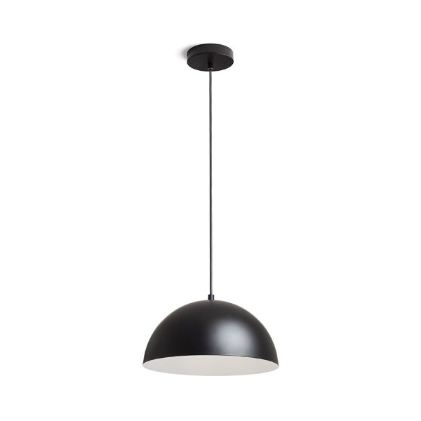 GLADYS 30 függő lámpa fekete/fehér  230V LED E27 15W