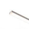 LED PROFILE G felületre szerelhető 1m fehér matt akrilát/alumínium 