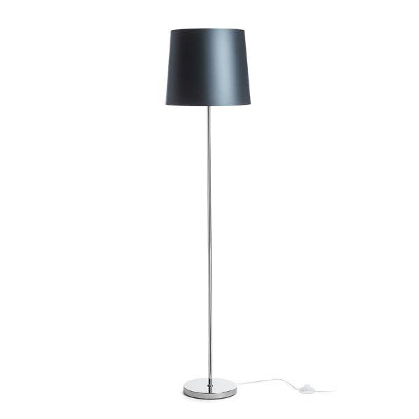 NYC/CONNY 35 állólámpa  Monaco petróleum kék/ezüst PVC/króm 230V LED E27 15W