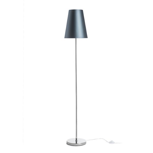 NYC/CONNY 25 állólámpa  Monaco petróleum kék/ezüst PVC/króm 230V LED E27 15W