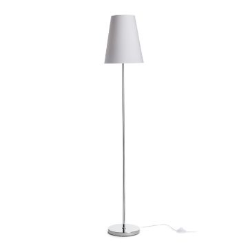 NYC/CONNY 25 állólámpa  Polycotton fehér/króm 230V LED E27 15W