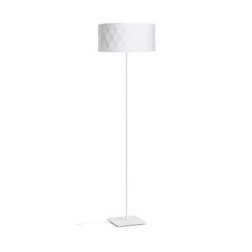 CORTINA/JAKARANDA állólámpa fehér/fehér textil/fém 230V LED E27 15W