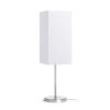 NYC/TEMPO 15/30 asztali lámpa  Polycotton fehér/nikkel 230V LED E27 15W