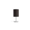 NYC/RON 15/20 asztali lámpa  Polycotton fekete/króm 230V LED E27 15W