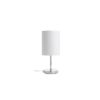 NYC/RON 15/20 asztali lámpa  Monaco galamb szürke/ezüst PVC/nikkel 230V LED E27 15W