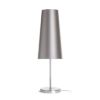 NYC/CONNY 15/30 asztali lámpa  Monaco galamb szürke/ezüst PVC/nikkel 230V LED E27 11W