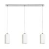 LIZ III 80 függő lámpa  opál üveg/króm 230V LED E27 3x15W