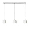 DADOS III 80 függő lámpa  opál üveg/króm 230V LED E27 3x11W