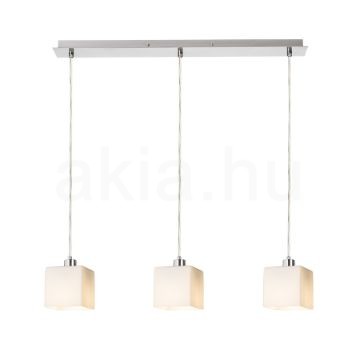 DADOS III 60 függő lámpa  opál üveg/matt nikkel 230V LED E27 3x11W