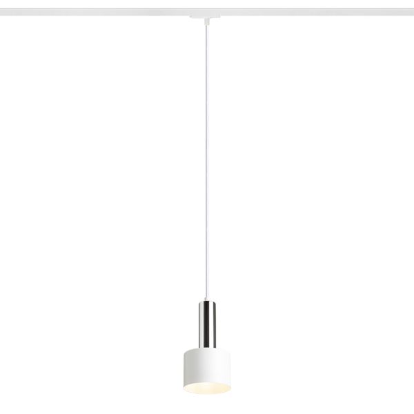 GIULIA 12 egy áramkörös sínre fehér króm 230V LED E27 11W