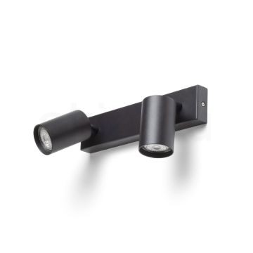 DUDE II felületre szerelhető fekete 230V LED GU10 2x9W