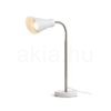 ANIKA asztali lámpa matt fehér matt nikkel 230V LED E27 15W