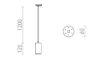 BELENOS egyfázisú áramkörös sínre függő lámpa fehér  230V LED GU10 9W