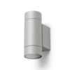 MIZZI NEW II fali lámpa ezüstszürke  230V LED GU10 2x8W IP65