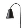 GARBO asztali lámpa fekete króm 230V LED E27 15W