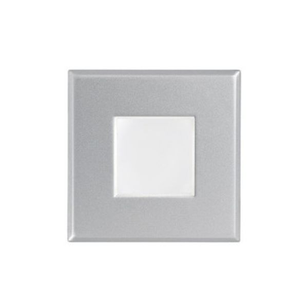 SAU SQ süllyesztett lámpa ezüstszürke 230V LED GU10 7W IP44
