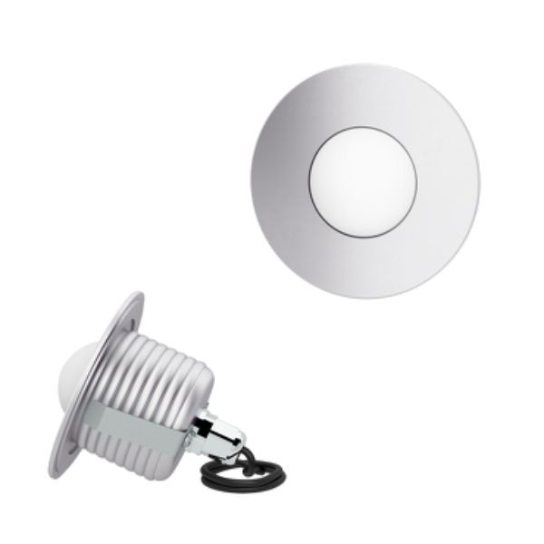 TRILL DC LENS süllyesztett lámpa acél 24= LED 3W IP65 3000K