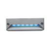 minI LED RC süllyesztett lámpa ezüstszürke/kék 230V LED 0.8W IP54