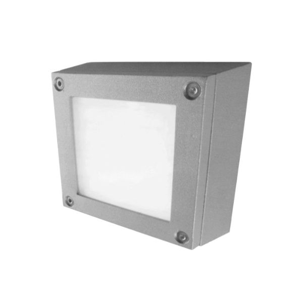 LERRY LED 16 felületre szerelhető ezüstszürke/fehér 230V LED 1W IP54