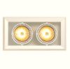 AIXLIGHT MOD 2 QRB111 süllyesztett lámpa krémfehér 12V G53 2x50W