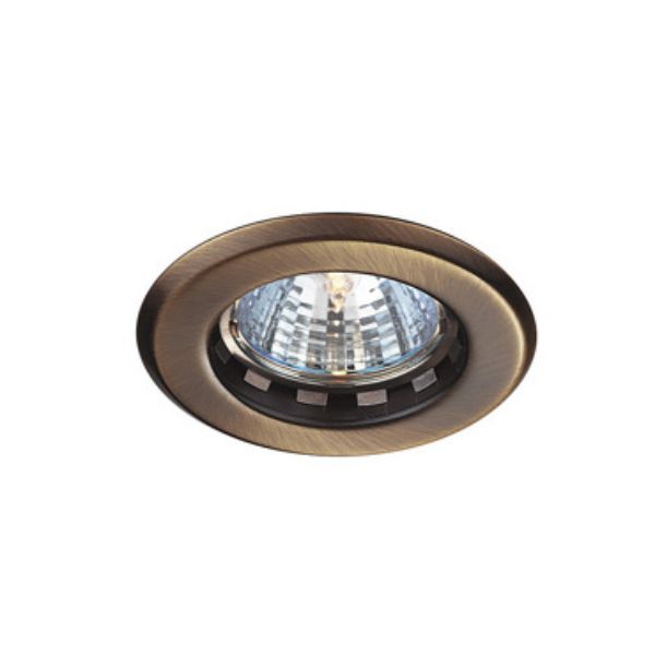 FGL Standart MR16 süllyesztett lámpa fésült acél 12V GU5,3 50W