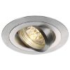 NEW TRIA R GU10 süllyesztett lámpa szálcsiszolt alumínium 230V GU10 50W