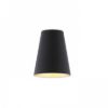 CONNY 25/30 asztali lámpaernyő Polycotton fekete/fehér PVC max. 23W