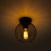 COSIR 18 mennyezeti lámpa fekete 230V LED E27 11W