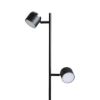 NOVA II állólámpa fekete króm/tej akril 230V LED 2x3.5W 3000K