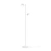 NOVA II állólámpa fehér króm/tej akril 230V LED 2x3.5W 3000K